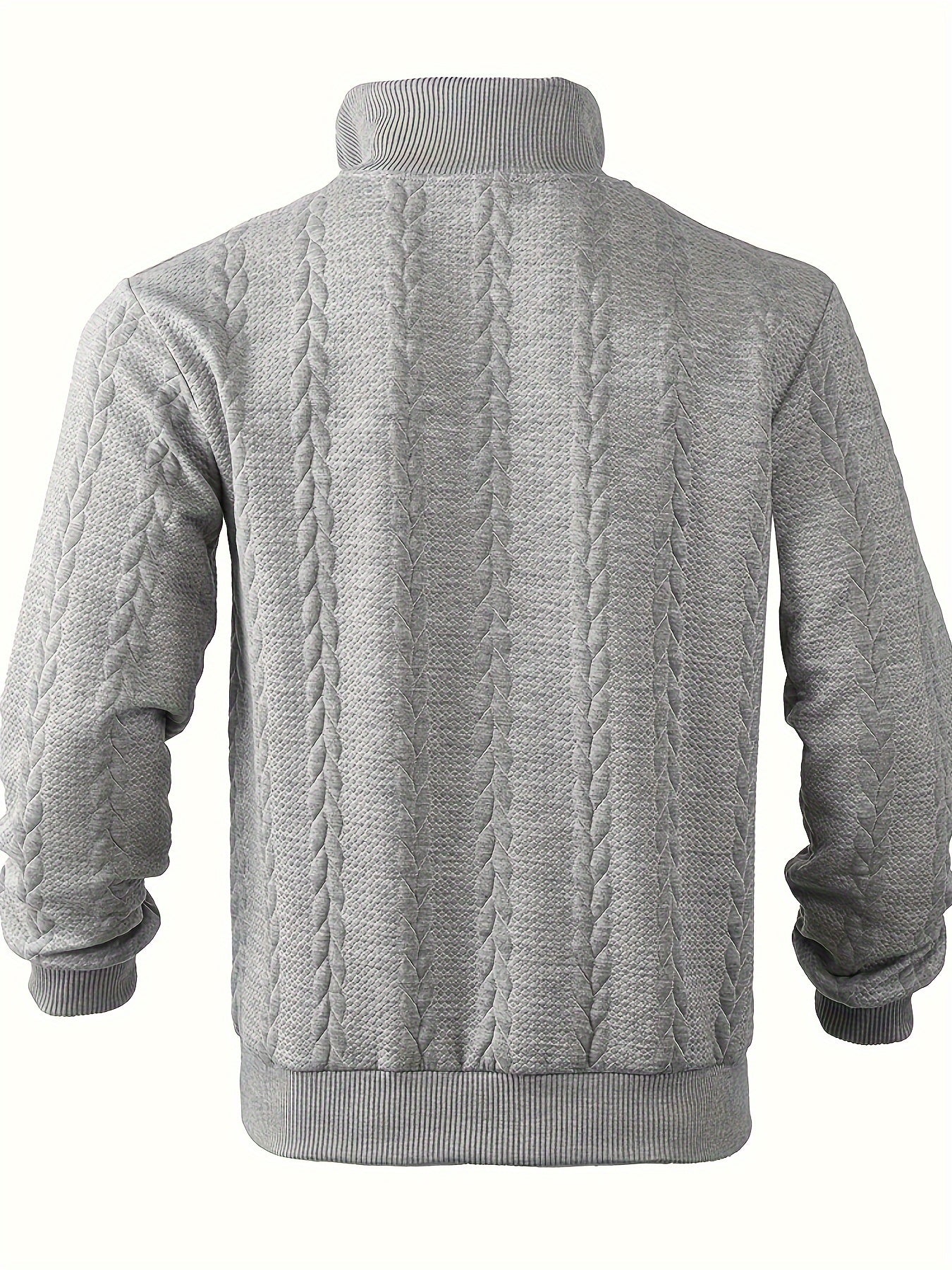 Rafael - Maglione da uomo vintage con cerniera