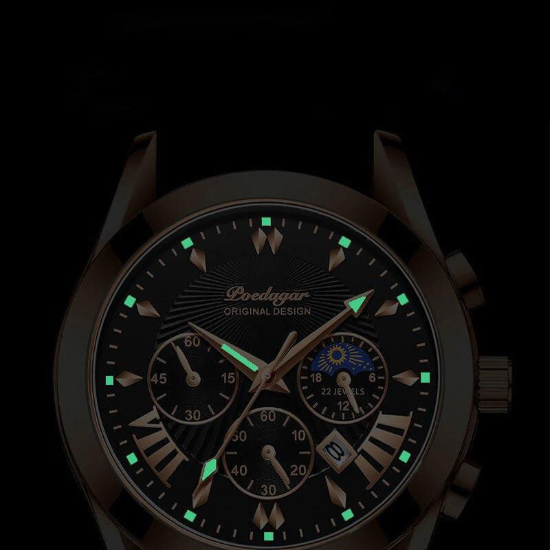 Orologio di Lusso con Cinturino in Pelle Elegante