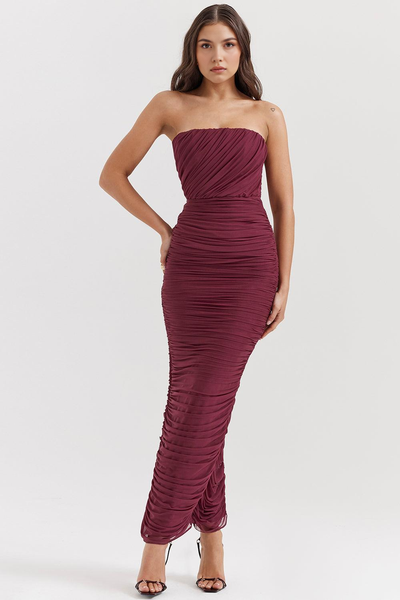 AMARIS - Abito Maxi in Mesh