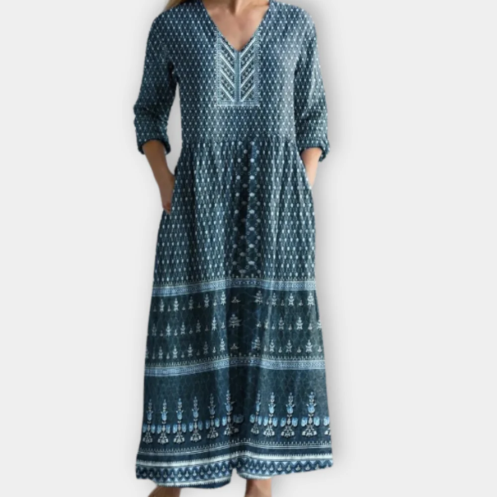 Glenda - Abito Maxi Boho
