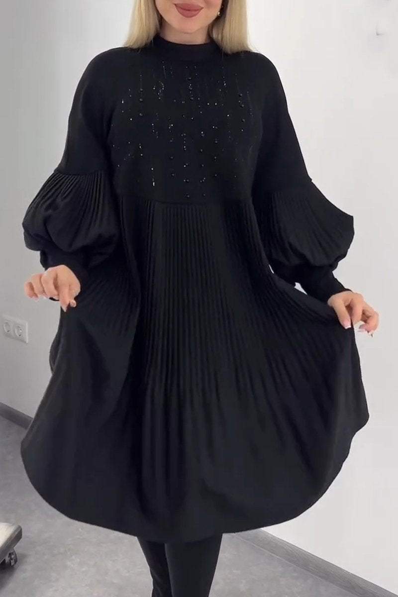 Martina - Abito elegante nero da donna