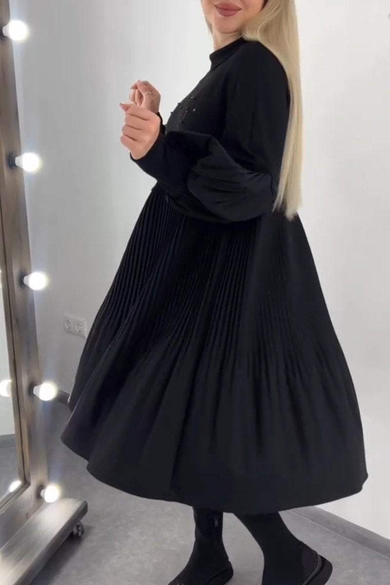 Martina - Abito elegante nero da donna