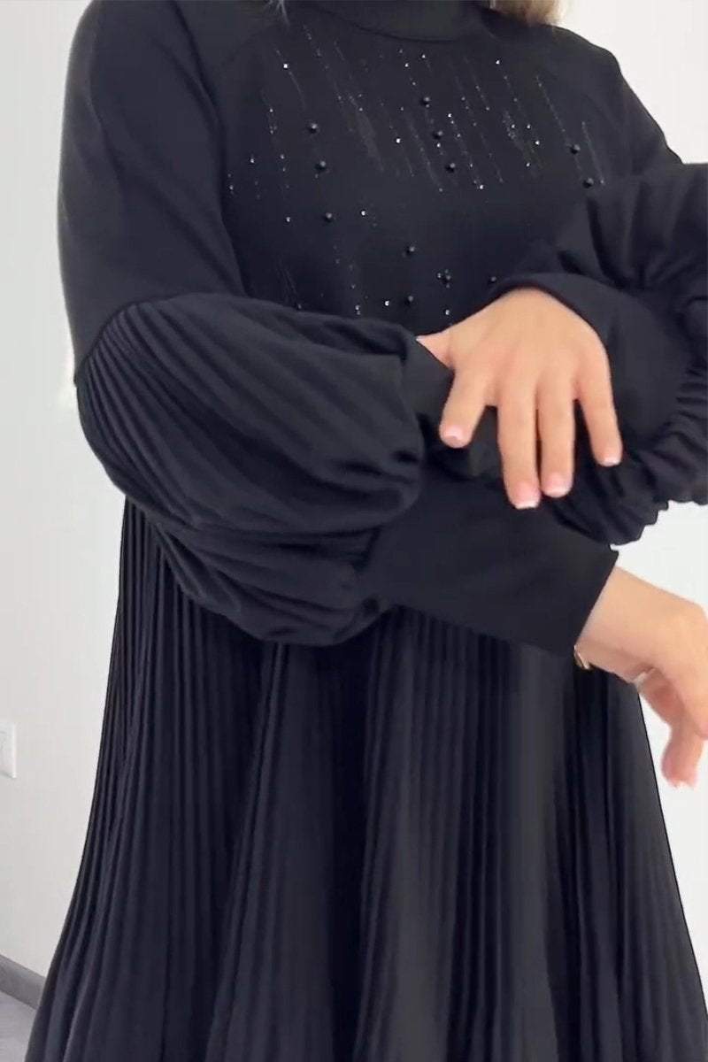 Martina - Abito elegante nero da donna
