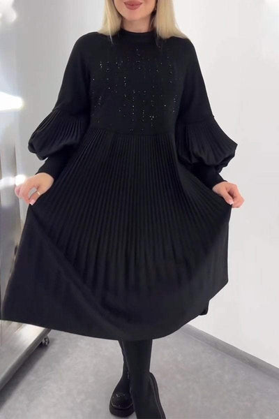 Martina - Abito elegante nero da donna