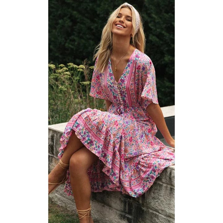 Juul™ Abito Stile Ibiza Rurale Lungo