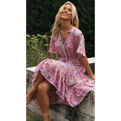 Juul™ Abito Stile Ibiza Rurale Lungo