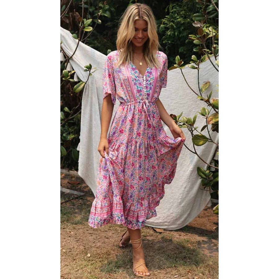 Juul™ Abito Stile Ibiza Rurale Lungo