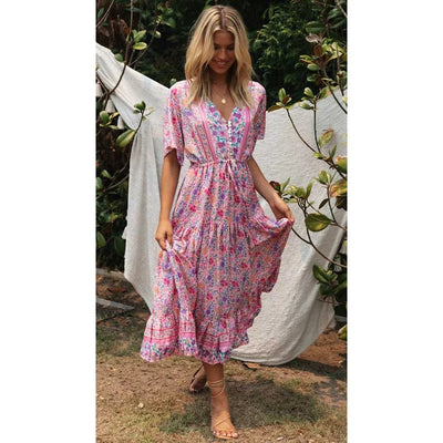 Juul™ Abito Stile Ibiza Rurale Lungo