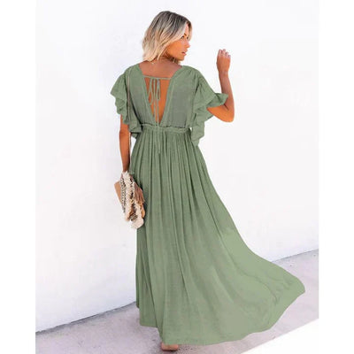 Puck™ - Maxi Verde Ibiza Vestito da Spiaggia