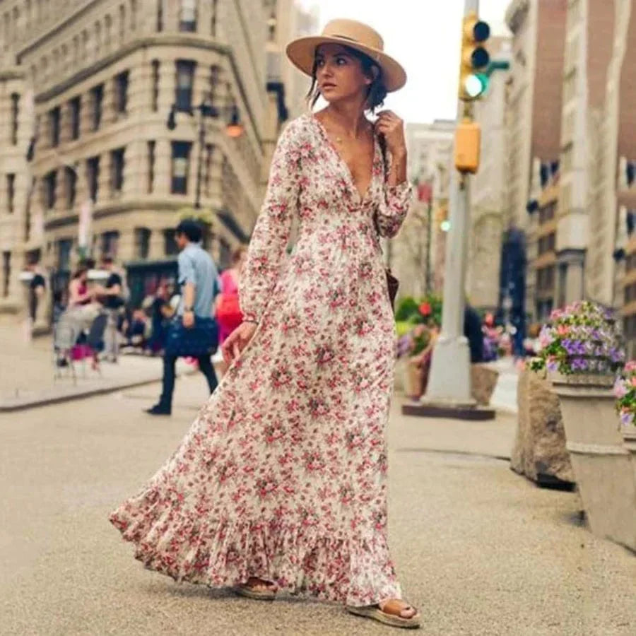 Ilse™ - Maxi Abito Stile Ibiza