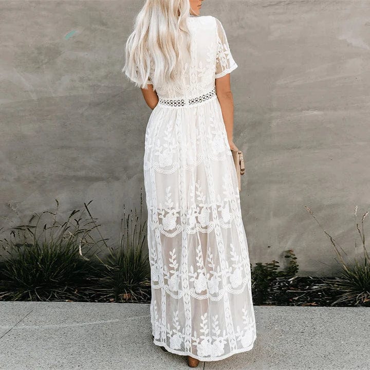Aniek™ - Maxi Abito in Pizzo Ibiza