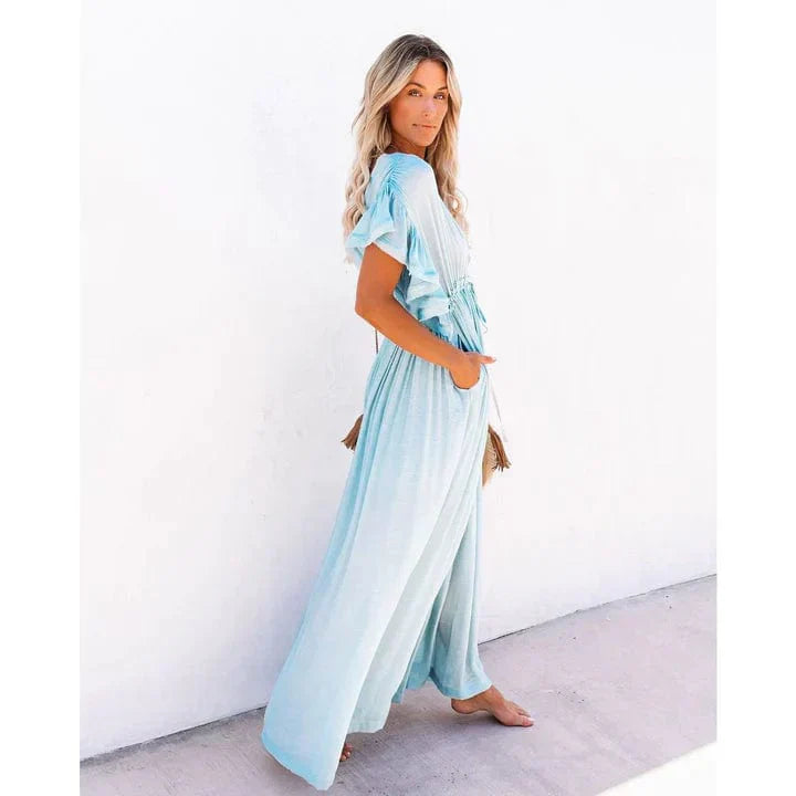 Luna™ Maxi Abito Ibiza Blu Chiaro