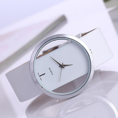 Orologio al Quarzo con Quadrante Trasparente Elegante