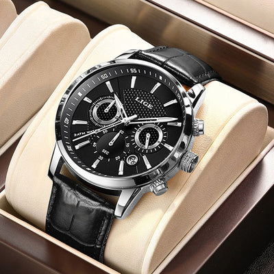 Orologio in pelle militare alla moda