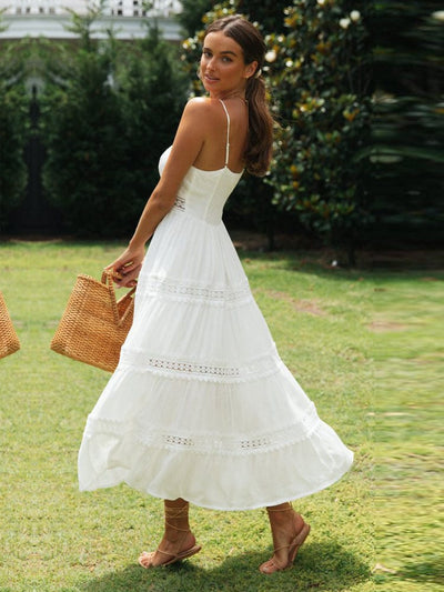Sophie™ - Maxi Abito da Spiaggia Bianco