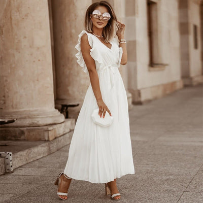 Maud™ - Abito con scollatura a V