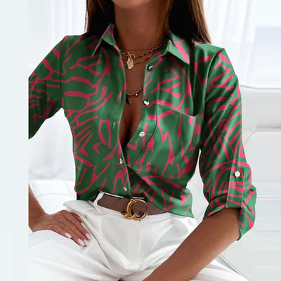 Linda | Bluse con colletto a revers