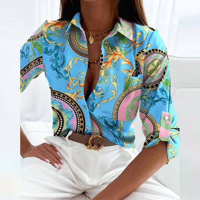 Linda | Bluse con colletto a revers